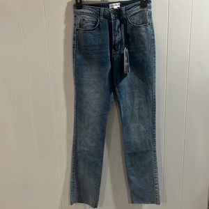 Kendall and Kylie High Rise Straight 3/4 NWT